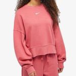 Nike Women's Rose Pink Crewneck Sweatshirt Photo 0