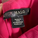 Black Halo Bene Crisscross Cropped Pink Jumpsuit Size 4 Photo 13