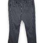 Ann Taylor LOFT Pin Stripe Navy, Tan & White Dress Trouser Pants Size 12 ANN Photo 5