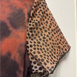 Missguided   Bodysuit - Black animal print Tie-Dye with Leopard Sleeves Photo 3