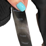 ASOS Black Ribbed Fitted Cotton Blend Stretch Long Sleeve Shirt Women Sz 0 Photo 5