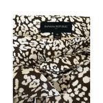 Banana Republic Brown White Animal Print Belted Shorts Size 18 Photo 1
