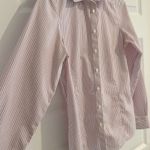 Brooks Brothers  Shirt White Pink Size 10 Photo 4