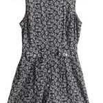 Vintage Carol Anderson Petites Blue White Daisy Floral Button Jumpsuit Romper Size 4P Photo 0