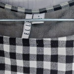 Elle  black and white checkered dress Photo 1
