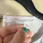 Taylor & Sage ✨  Women’s Floral Embroidered Boho Top Cream Purple XS Photo 6