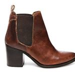 Steve Madden 'Pistol' Cognac Leather Ankle Bootie Photo 4
