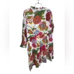 Charlee Alexis Dress Hydrangea Floral Large White Photo 2