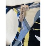 Susan Lawrence Petite Women's Abstract Print V-Neck Babydoll 3/4 Sleeve Top PS Photo 2