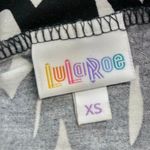 LuLaRoe Abstract Black White Azure Fit Flare Skirt XS NWOT Photo 4