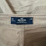 Hollister Khaki High Rise Cargo Utility Pants Y2K Neutral Baggy Fit Size 12R W31 Photo 4