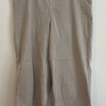 Spanx  Stretch Twill Cropped Wide Leg High Rise Pull On Pants Khaki Beige XL Photo 0