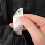 Frame Women's Shirred V-Neck Blouse Black XL Long Sleeve Casual Fall Top Photo 6