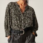 Ba&sh  Lio Abstract Pintucked Blouse | 2 M Photo 1