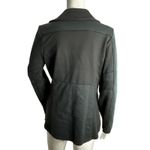 Neon Buddha Jacket Womens Small Black Jeweled Flowers Buttons Bohemian Lagenlook Photo 2