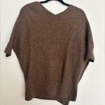 Vince Moose Brown Yak Wool Asymmetrical Cocoon Sweater Photo 1