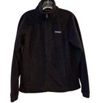 Columbia  Women's Full Zip Fleece Jacket Black Size M Casual Outdoor Photo 0