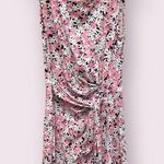 Diane Von Furstenberg  Women's New Della Mini Floral Print Sheath Dress SZ 6 Pink Photo 4
