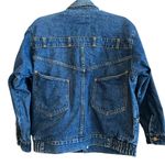 Sergio Valente Women Vtg 80’s Jean Denim Jacket M Back Pockets Baggy Streetwear Blue Size M Photo 1