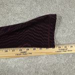 Lululemon Wunder Under Crop III Horizon Red Grape Maroon Black Sz 6 EUC Photo 8