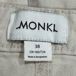 Monki  Tan Button Up Mini Skirt Women’s 6 (38) Photo 3