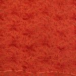 BRITTANY BLACK brocade floral embroidered short sleeve pullover orange size 3XL Photo 2