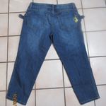 Y2K Phat Fashions Silver Label Denim Capri with side buckles Jeans 9 Blue Size undefined Photo 1