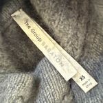 Babaton Aritzia The Group by  Luxe Cashmere Waffle Cropped Hoodie Grey $198 XS Photo 6