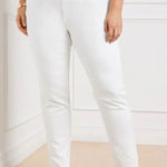 Talbots  Flawless Slim Ankle White‎ Jeans Size 16 Petite Photo 0