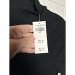 Abercrombie & Fitch Women’s Mock Neck Long Sleeve Sparkle Black Shimmer Blouse L Photo 9