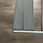 Maeve Anthropologie Seamed High Rise Flare Split Hems Gray Trouser Pants Size 4 Photo 13