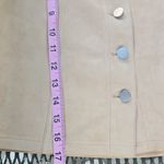 Theory Tan Button-Front Mini Skirt Photo 9