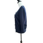 Appleseeds Medium 3/4 sleeve Top Sweater Blue Photo 1