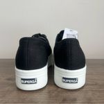 Superga Women's Canvas Platform Black Sneaker Size 6.5 SKU#24136 Photo 5