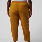 Athleta  Mustard Yellow Brooklyn Ankle Pants Sz.12 Tall NWT Photo 2