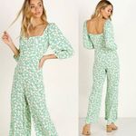 Capulet Revolve  Manzanita Floral Apple Green Jumpsuit Size S Photo 1