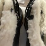 Anthropologie Bernardo Wiley Faux Shearling Trim Boots Black Rain Size 9 Photo 12