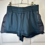 NWT Free People Movement Half Way There Shorts Distressed Hem New Navy M Blue Size M Photo 0