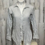 Happening in the present  stripped blouse size small Photo 0
