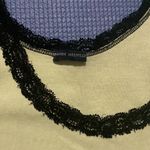 Brandy Melville  lace trim ronnie tank neon light green lime black lace tank top Photo 1