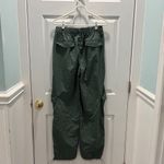 Anthropologie WILO the Label Women’s Nylon Cargo Parachute Pants in Sage Green Size Small Photo 4