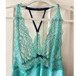 Victoria's Secret Vintage Y2K Victoria’s Secret Angel's Aqua Lace Slip Chemise – Size S/P Photo 1