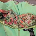 Jay Godfrey Lydia Green Floral Strapless Romper Pantsuit Retail $325 Size 12 Photo 9