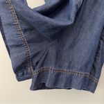 Pilcro and the Letterpress Denim Shorts Romper Wrap Tie Anthropologie Jean Blue Photo 2