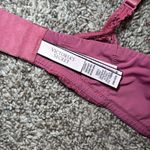 Victoria's Secret Victoria’s Secret‎ T Shirt Lightly Lined Full Coverage Maroon Pink Lace Bra 34D Photo 2