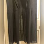 NWOT 2 EXTREMZ black Vest Unique Fringe Sz M Cut‎ from the sides Size M Photo 1