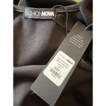 FashionNova CEO Mindset Maxi Dress Size Large NWT Black Photo 5