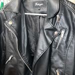 Leather Black Jacket Size M Photo 1