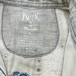 Rock 47 by Wrangler Shirt Dress Western‎ Cross Embroidered Long Sleeve Gray S Photo 2