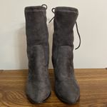 Catherine Malandrino  womens gray suede heel boots 8 Photo 1